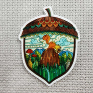 Needle Minder - Squirrel in an Acorn