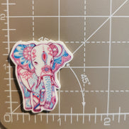 Needle Minder - Floral Blue & Pink Mandala Elephant.