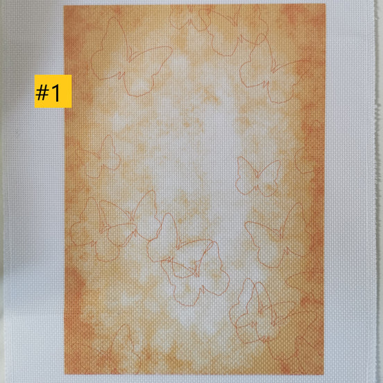 Aida / Evenweave - "FRAME" prints -  Various Designs (printed)