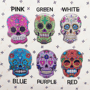 Needle Minder - Día de los muertos Day of the dead Sugar Skull. Spooky Halloween