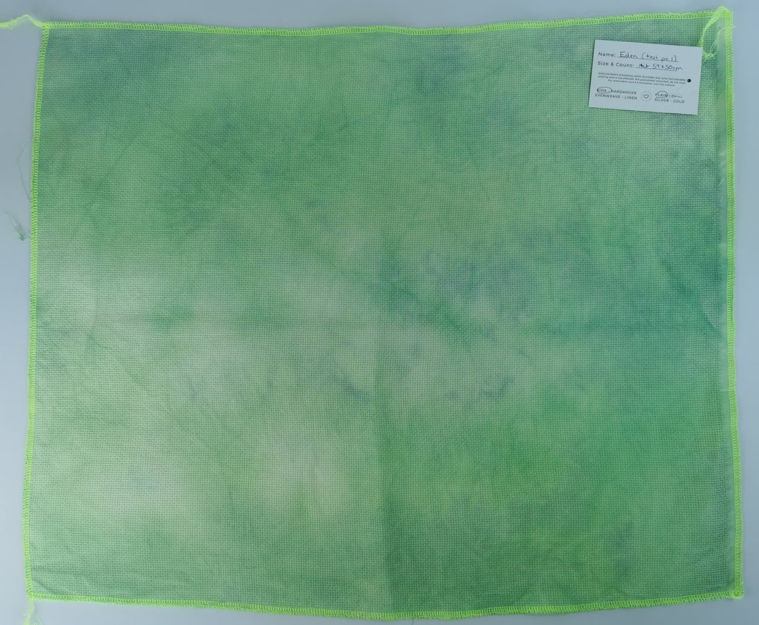 'Eden' Hand Dyed. 14ct Aida.