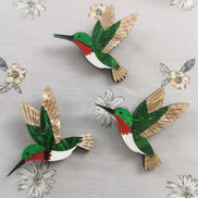 Needle Minder - Luxury Mirrored Hummingbird