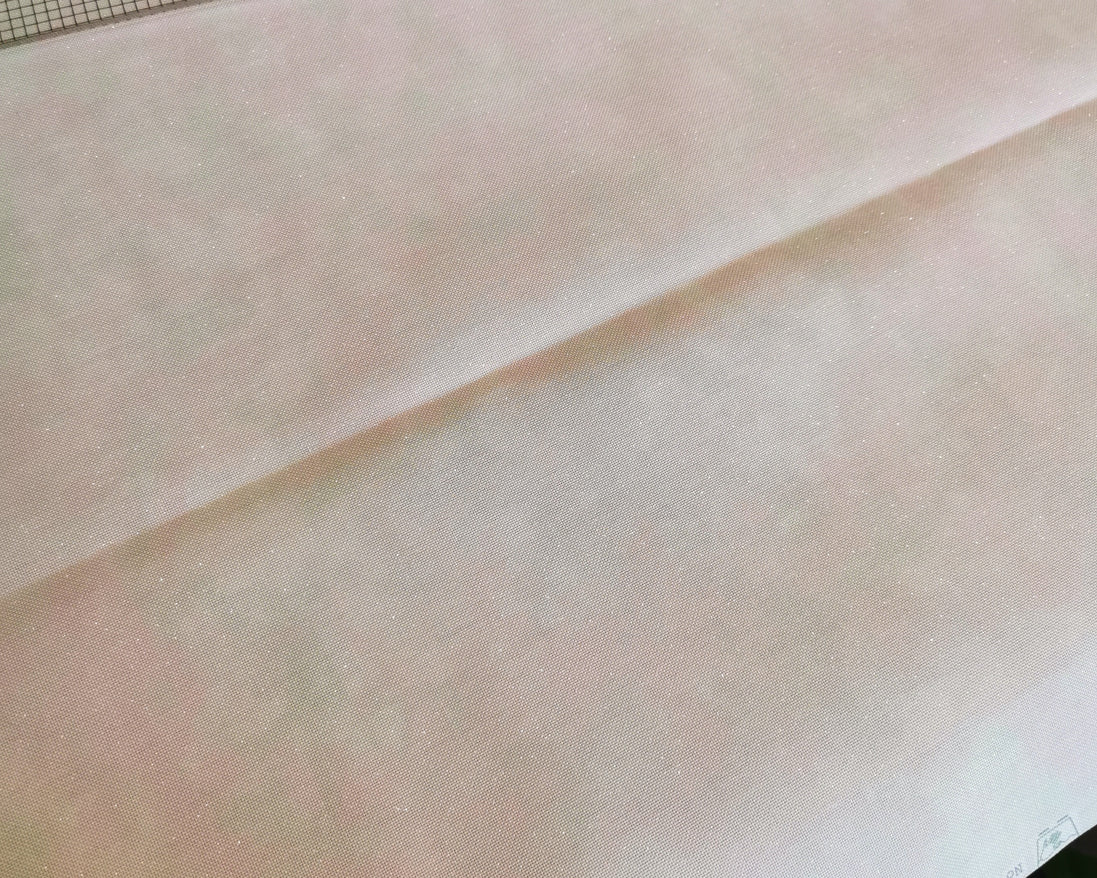 Aida / Evenweave - SPARKLE Blush Blooms - (printed)
