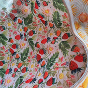 WIP Project Bag - Strawberry Sunshine