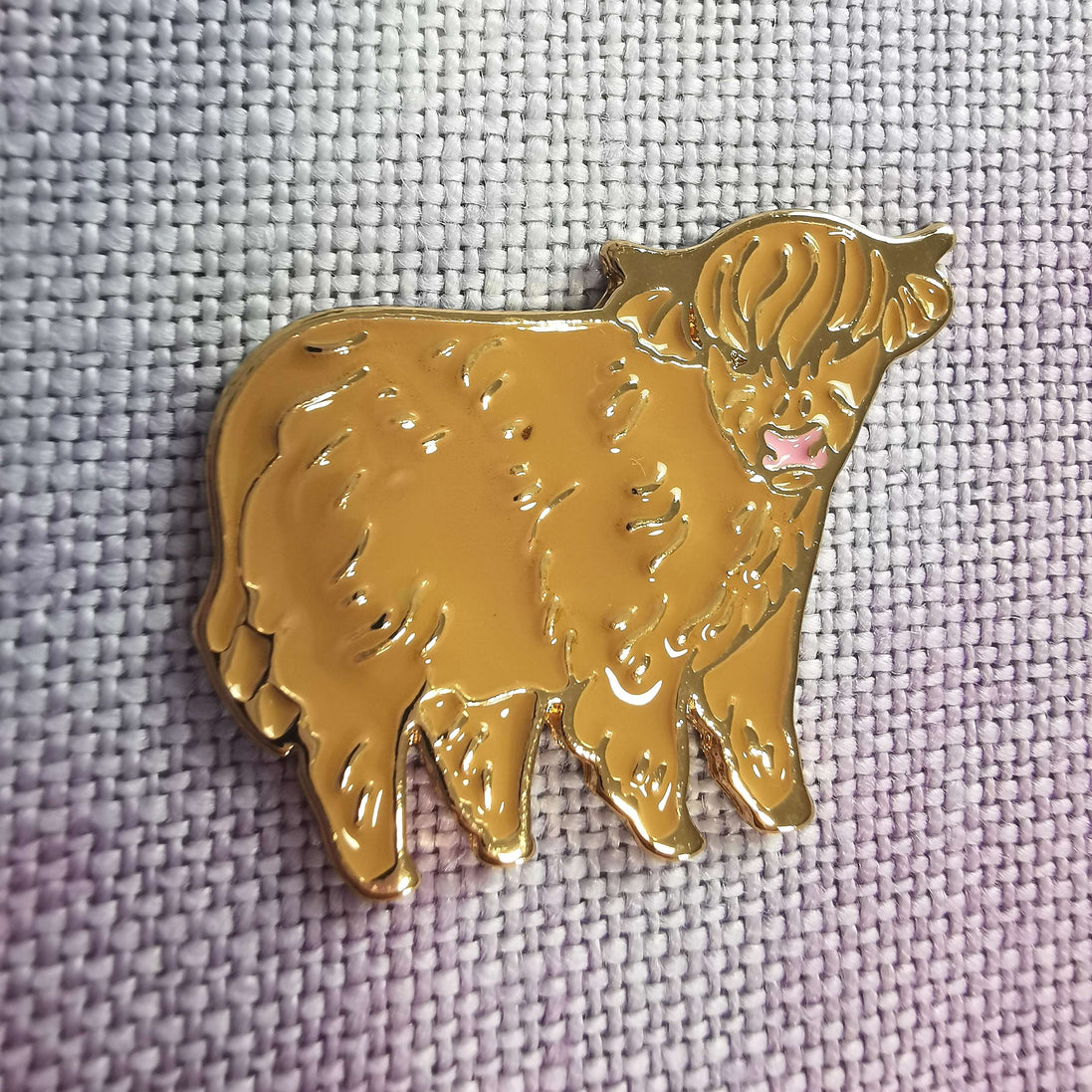 Needle Minder -  Highland Cow brown