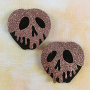 Needle Minder - Luxury Layered Acrylic Glitter Poison Apple / Pumpkin Stack