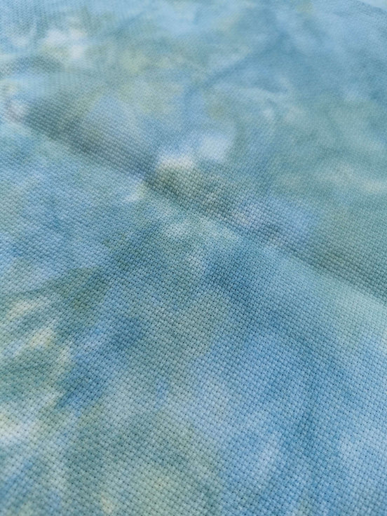 A08 Hand Dyed. 14ct Aida  (14.5x19")