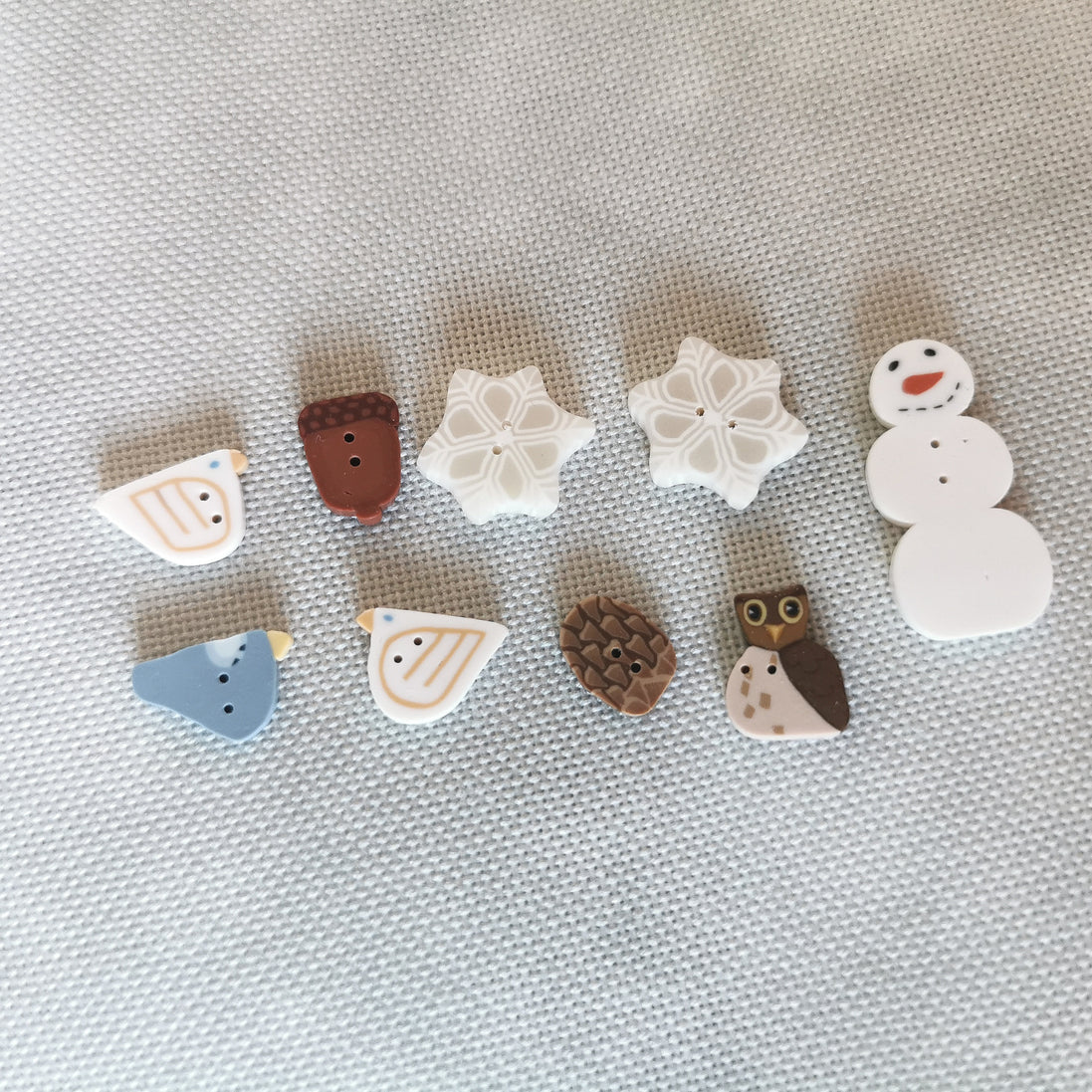 Country Cottage Needleworks - Frosty Forest Button Pack (JABC Buttons)
