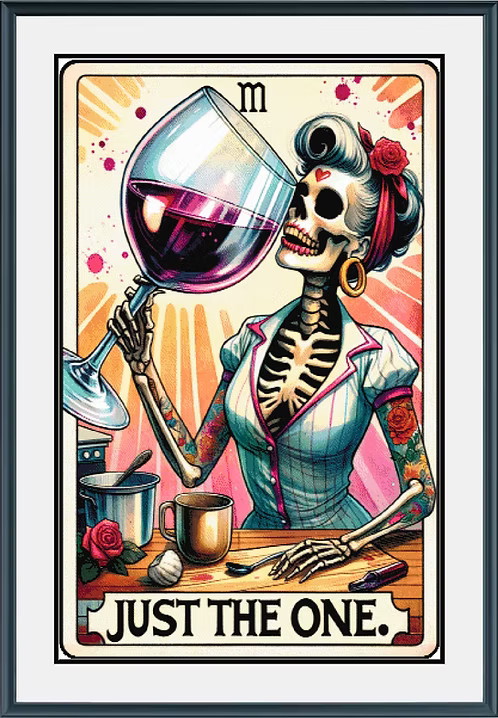 Just The One PDF Cross Stitch Pattern Chart.