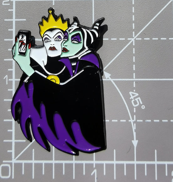 Needle Minder - Disney Villians. Malificent & Evil Queen Selfie Time.