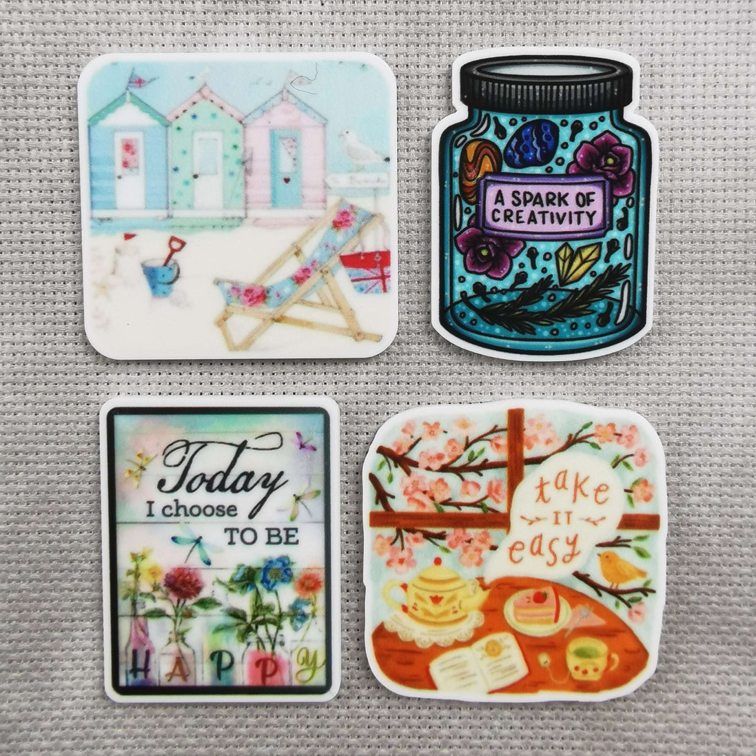 Needle Minder - Beach Day, Creativity Jar, Choose Happy, Tea Time Take It Easy