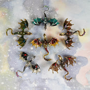 Needle Minder - Enamel Crystal Dragon