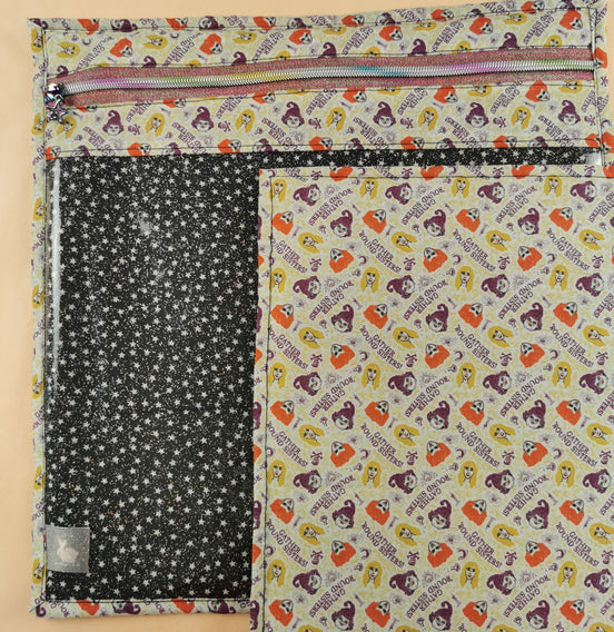 WIP Project Bag  - Gather Round Sisters GLITTER front.