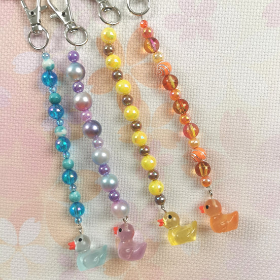Beaded Scissor Keep. Rubber Duckie