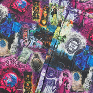 WIP Project Bag - Haunted Mansion GLITTER front