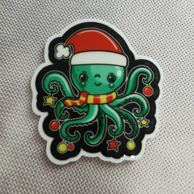 Needle Minder - Jolly Christmas Octopus