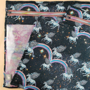 WIP Project Bag  - Magical Pegasus GLITTER front.