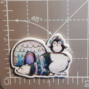 Needle Minder - Winter Cuties.  Polar Bear & Penguin Igloo