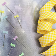 Aida / Evenweave - Shadow Star - (printed)