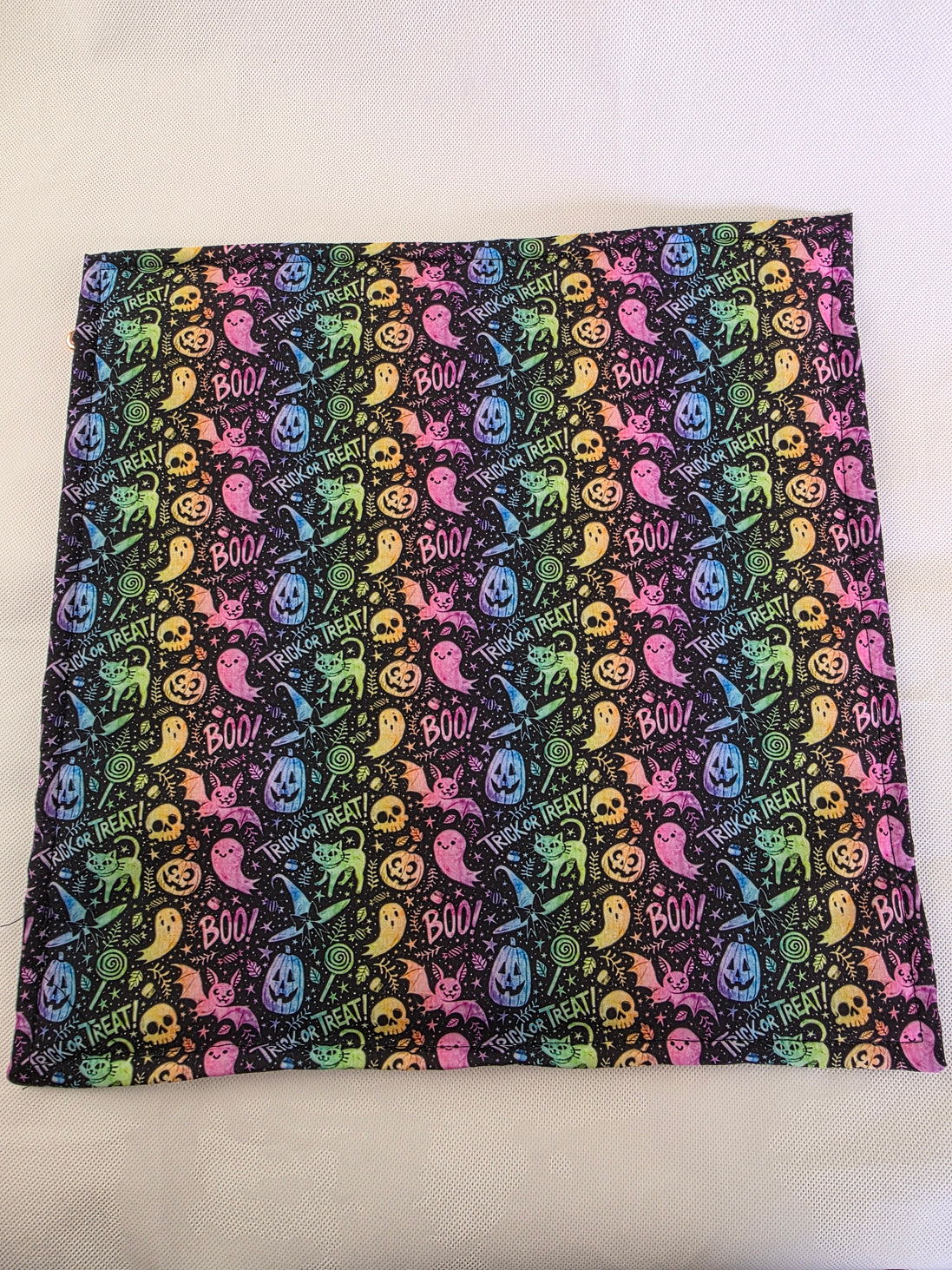WIP Project Bag - Trick or Treat GLITTER front