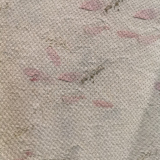 Aida / Evenweave - Petal Parchment (printed)
