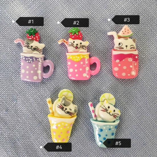 Needle Minder - Summer Beverage Happy Cats