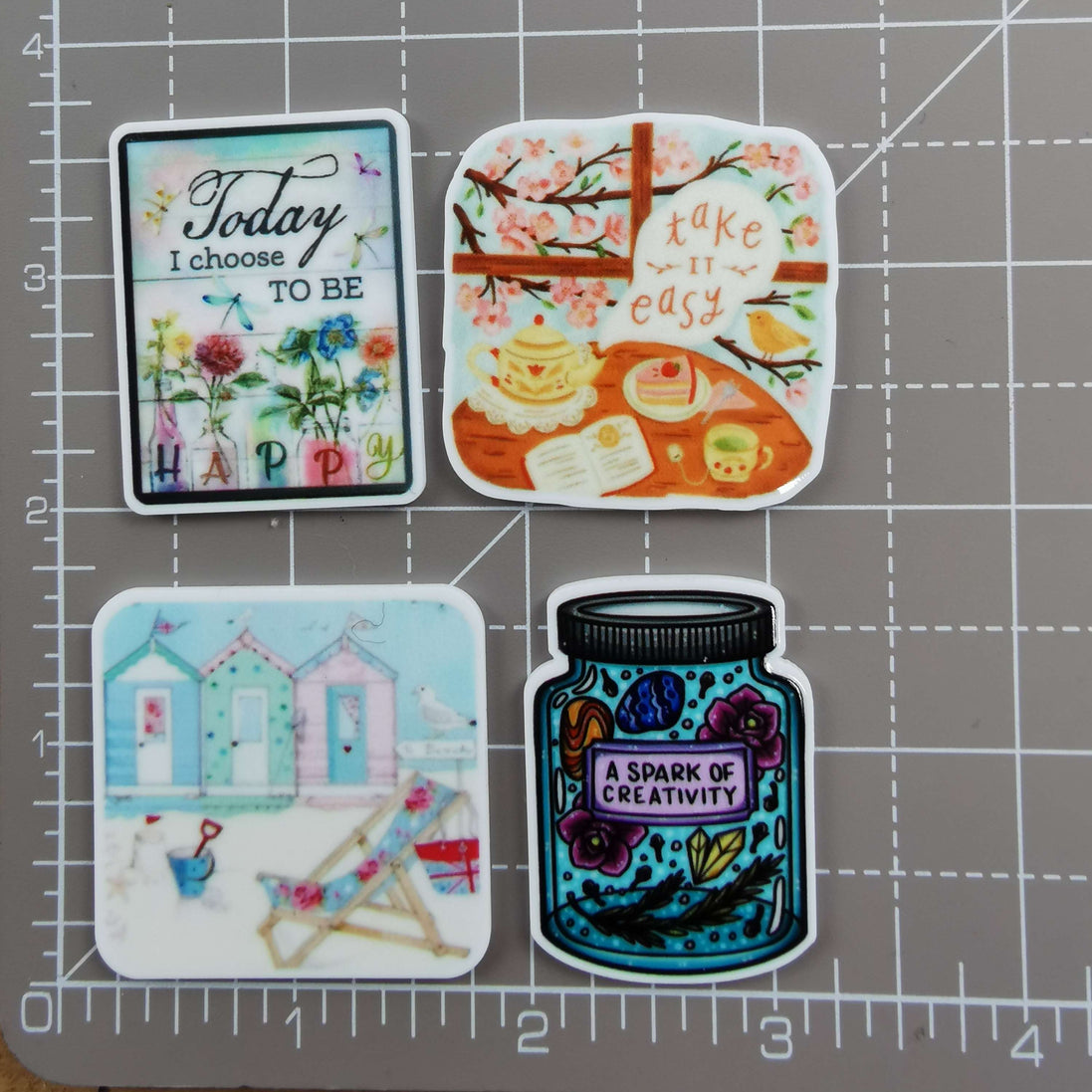 Needle Minder - Beach Day, Creativity Jar, Choose Happy, Tea Time Take It Easy
