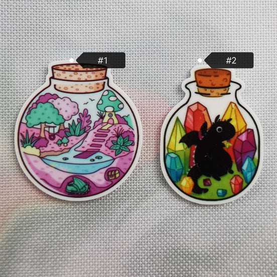 Needle Minder - Gem Dragon Jar, Buried Treasure Dragon Lair Bottle