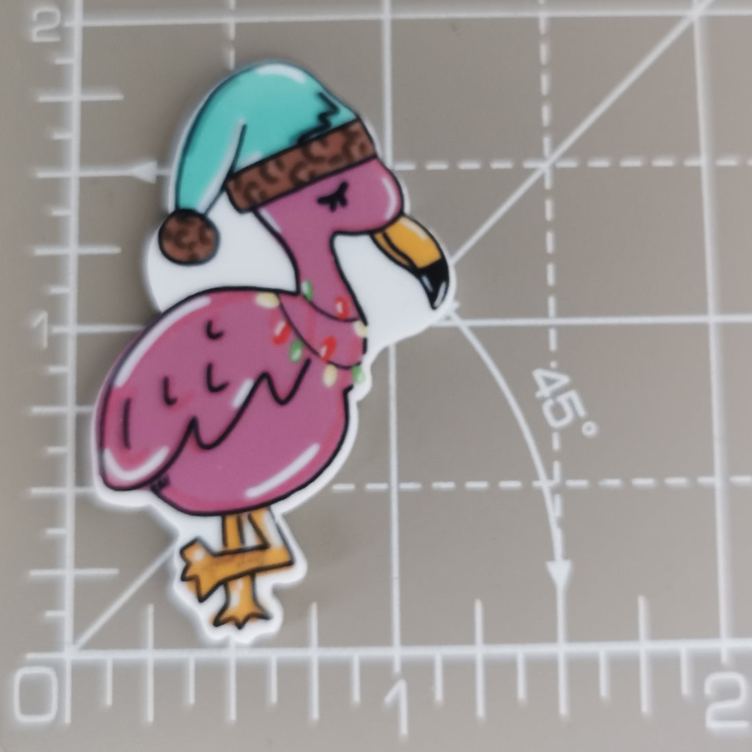Needle Minder - Winter Festive Flamingo