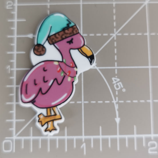 Needle Minder - Winter Festive Flamingo