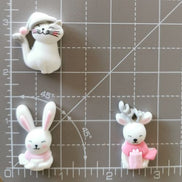 Needle Minder - Winter Cosy Cat, Reindeer, Bunny Rabbit