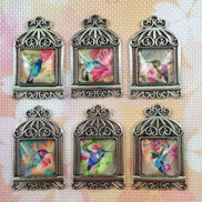 Needle Minder - Bird Cage. Hummingbird