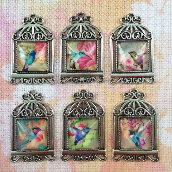 Needle Minder - Bird Cage. Hummingbird
