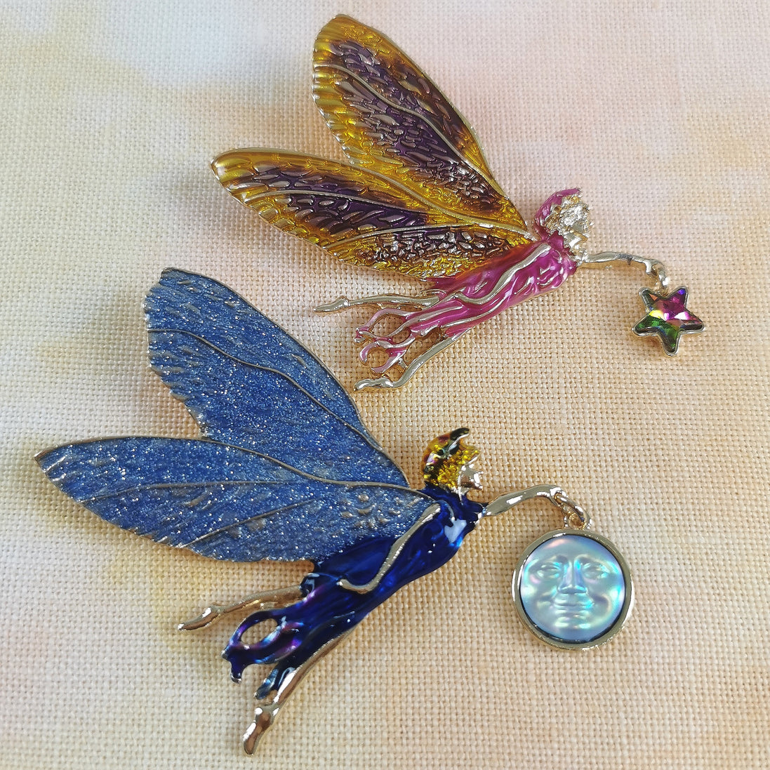 Needle Minder - Star Fairy & Moon Fairy