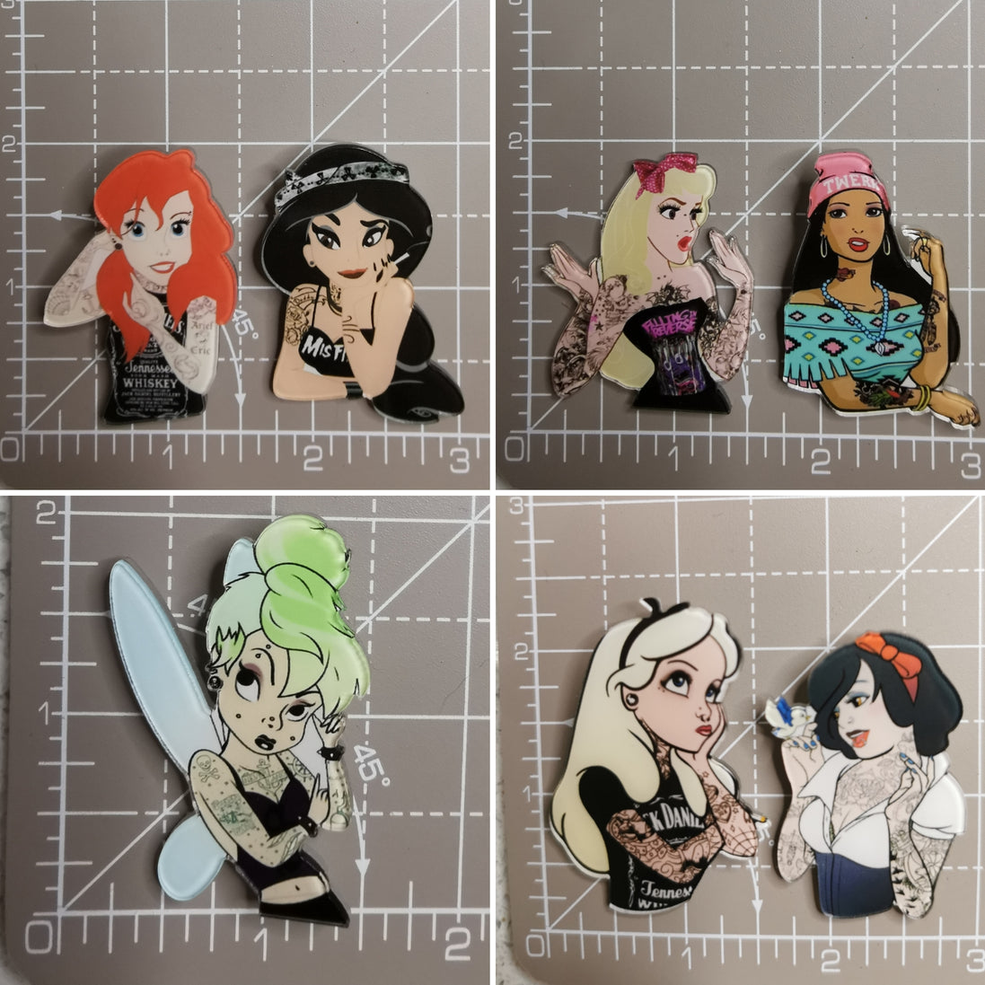 Needle Minder - Rebel  Princesses & Tinkerbell / Alice In Wonderland