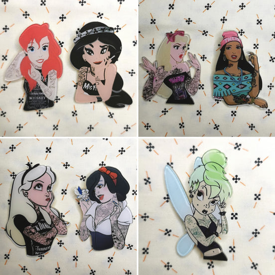 Needle Minder - Rebel  Princesses & Tinkerbell / Alice In Wonderland