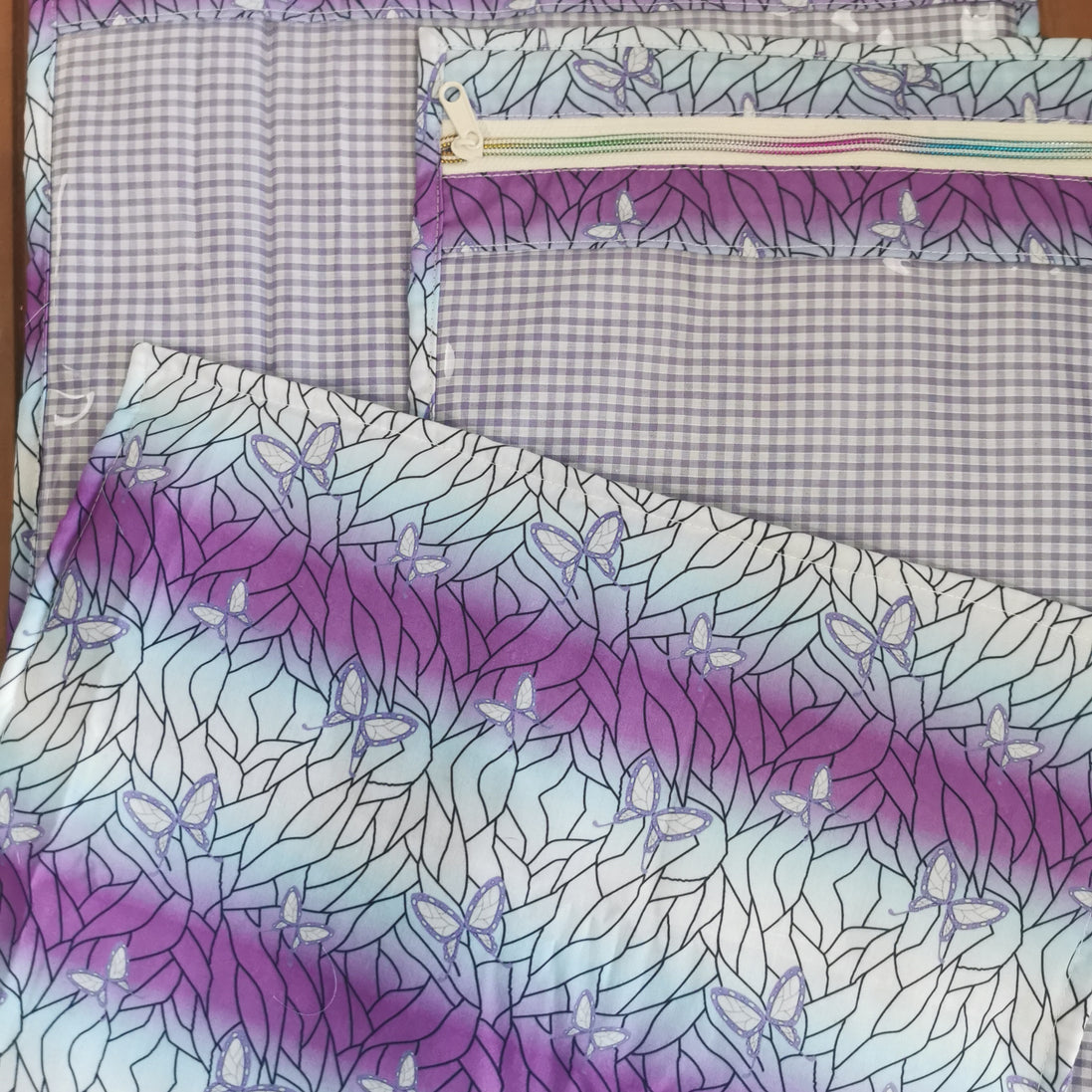WIP Project Bag - Violet Flutter