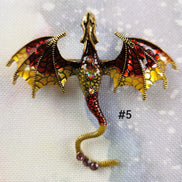 Needle Minder - Enamel Crystal Dragon