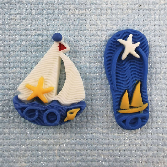 Needle Minder - Sail Boat & Flip Flop.