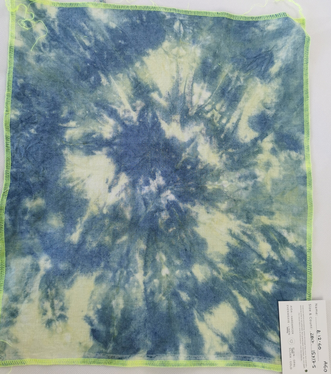 A60 Hand Dyed. 28ct Linen (15x17.5)