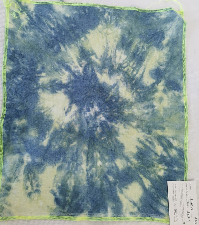 A60 Hand Dyed. 28ct Linen (15x17.5)