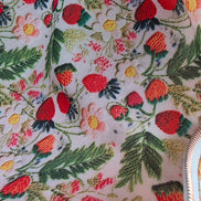 WIP Project Bag - Strawberry Sunshine