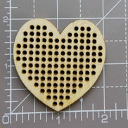 Wooden Stitching blanks - Heart , Circle, Oval
