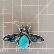 Needle Minder - Abalone Winged Bees