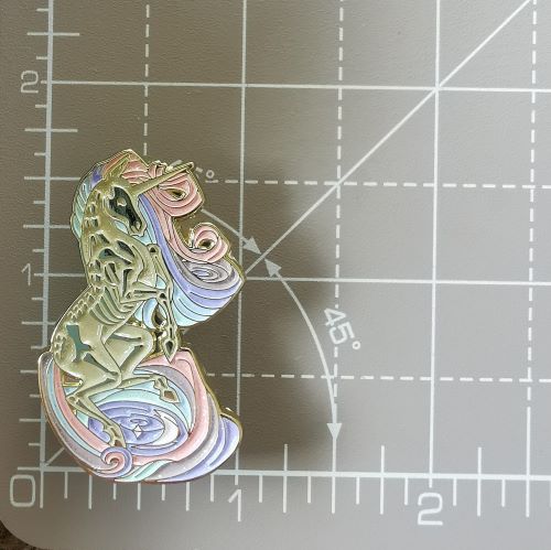 Needle Minder - Skeleton Glitter Rainbow Unicorn
