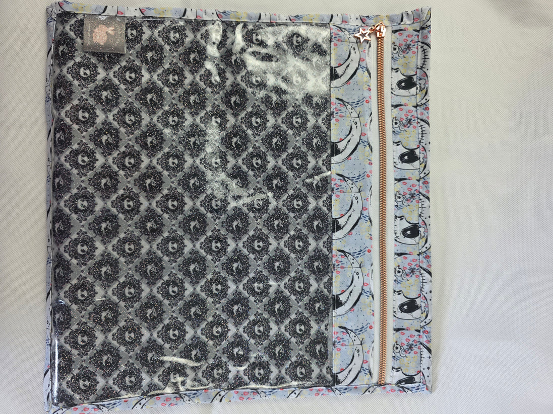WIP Project Bag - Nightmare Ghost Pup GLITTER front