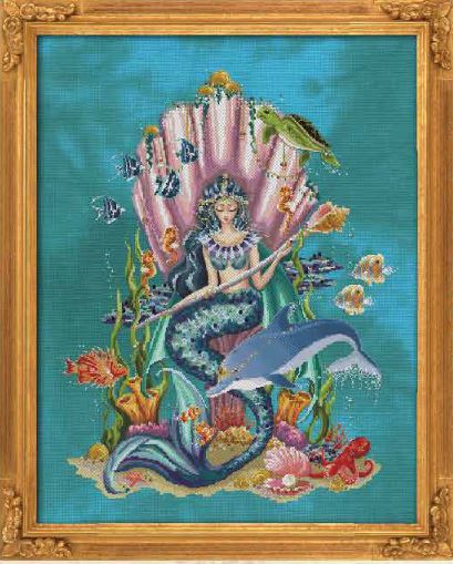 Bella Filipina Designs - BF018 - AMPHITRITE QUEEN GODDESS OF THE SEA