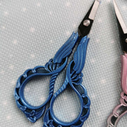 Ornate Heavy Weight Embroidery Scissors with Cover