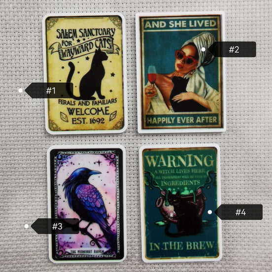 Needle Minder - Salem Sanctuary, Raven, Cats & Wine, Witches Brew
