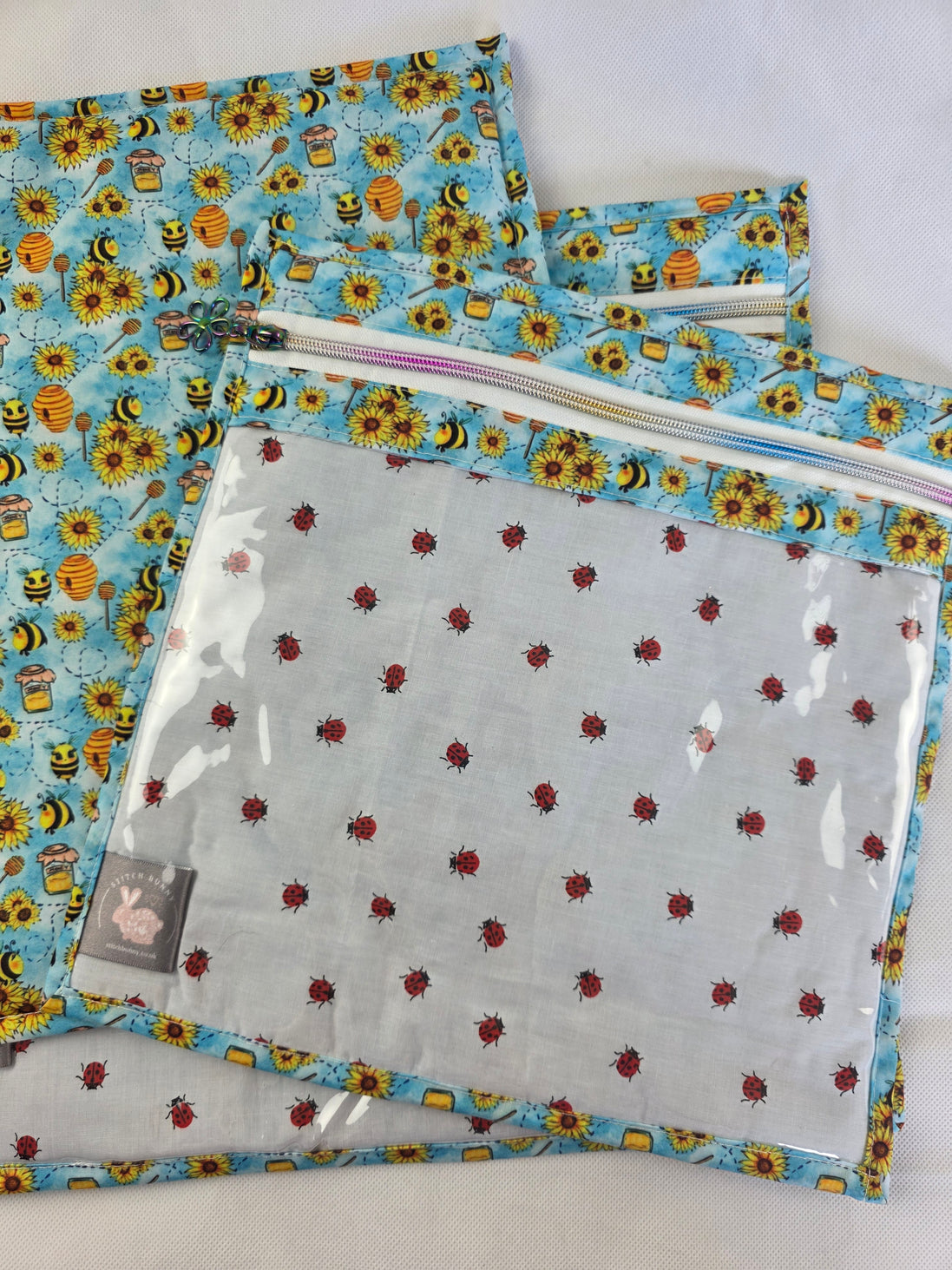 WIP Project Bag - Honey & Ladybirds